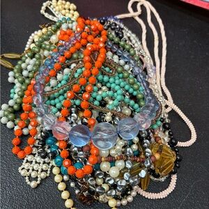 Or of vintage beaded necklaces